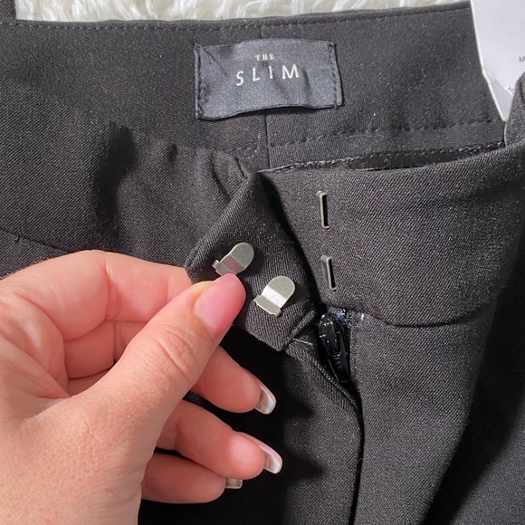 NWT White House Black Market Black Dress Slacks - Picture 4 of 9